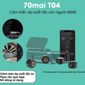 Cảm biến áp suất lốp 70mai T04 (Cho camera 70mai M500) 1