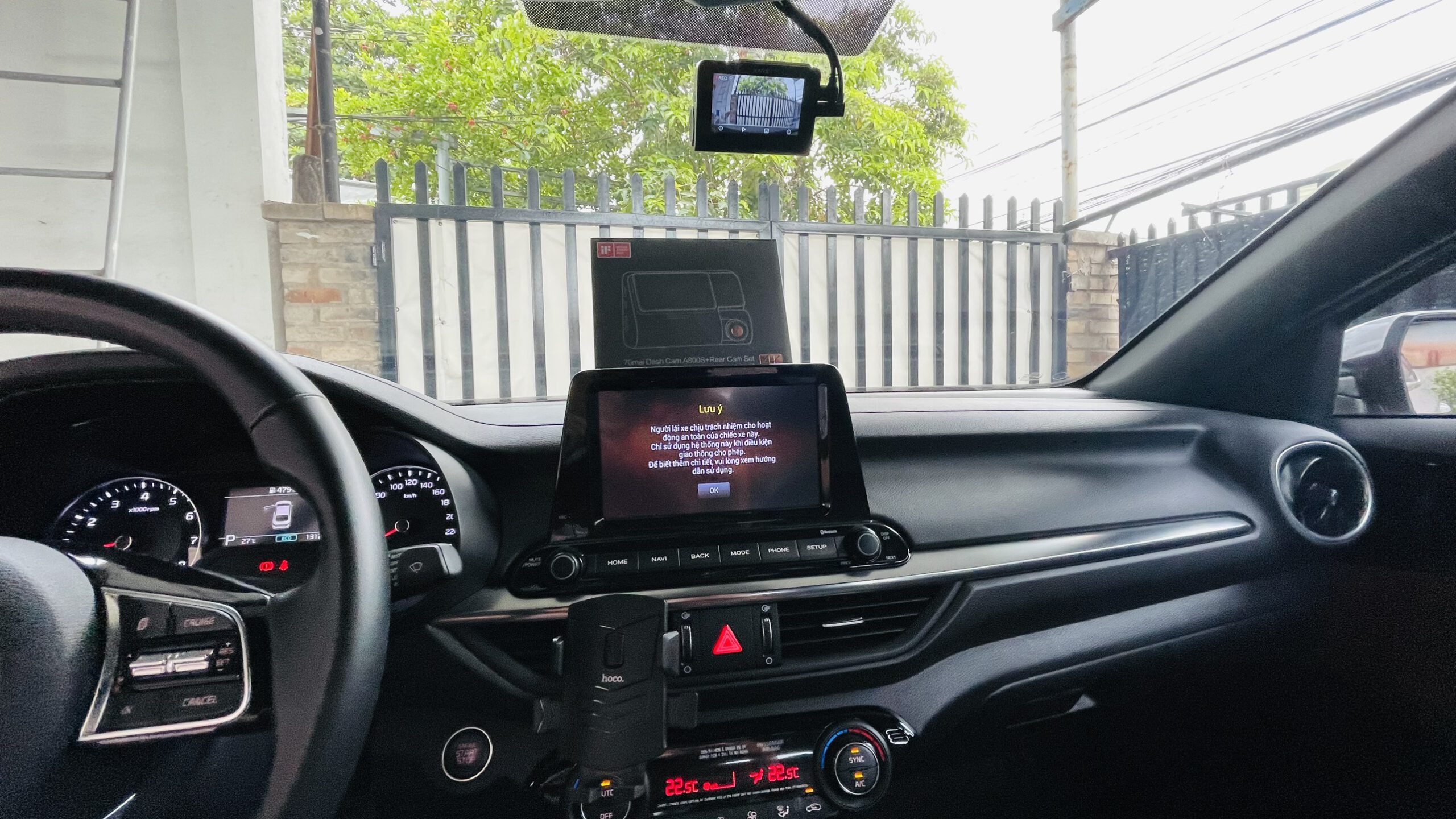 camera hành trình 70mai A800S cho xe Kia Cerato (2)